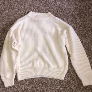 Super cute white sweater